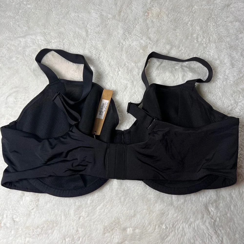 SKIMS Onyx Full Coverage Underwire Black Bra Style BR‎ DEM 1893  Size 42DD NWT - Picture 5 of 11
